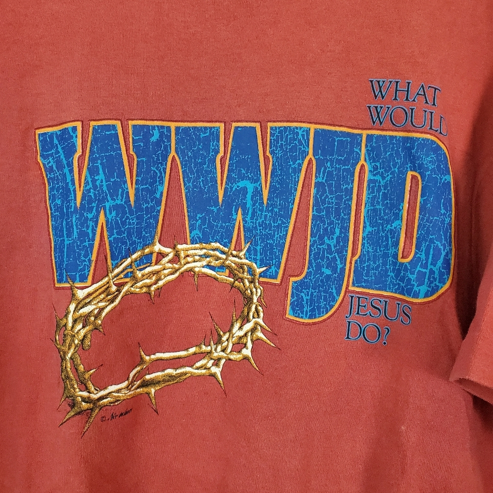 VTG WWJD TSHIRT - Picture 4 of 8